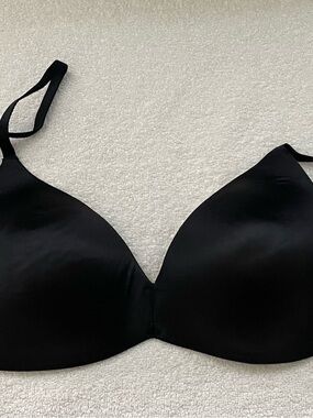True & Co. Black Smooth T-Shirt Bra